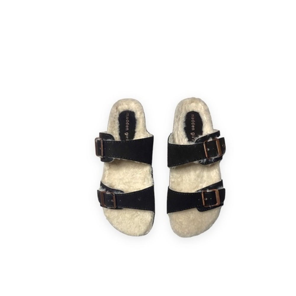 FAUX FUR SLIDES BY MADDEN GIRL
